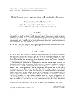 Global kinetic energy conservation with unstructured meshes