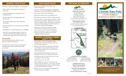 Horseback Brochure - Colorado Parks and Wildlife