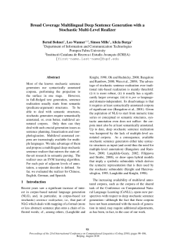 Broad Coverage Multilingual Deep Sentence Generation with a