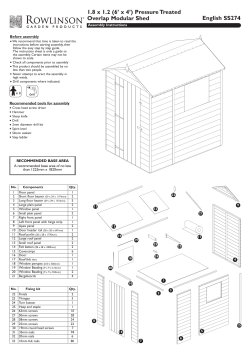 1.8 x 1.2 (6` x 4`) - Rowlinson Garden Products