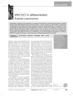 SPECT/CT in differentiated thyroid carcinoma