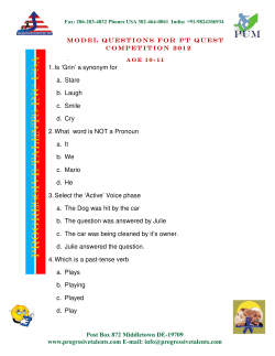 1. Is `Grin` a synonym for a. Stare b. Laugh c. Smile d. Cry 2. What