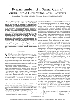 Dynamic analysis of a general class of Winner-Take