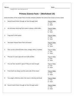 PrimaryScienceFacts14