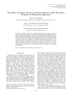 The Effects of Primary Division, Student