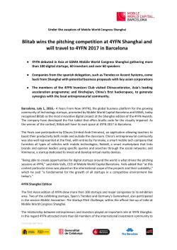 Blitab wins the pitching competition at 4YFN Shanghai and will