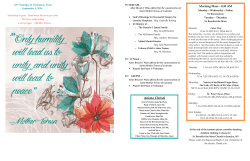 Anima Christi - St. Bonaventure &ndash; St. Benedict the Moor