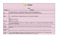 First Unit Test Syllabus grade 5 to 10 2016 17
