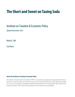 Read this report in PDF. - Institute on Taxation and Economic Policy
