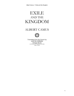 Exile and the Kingdom
