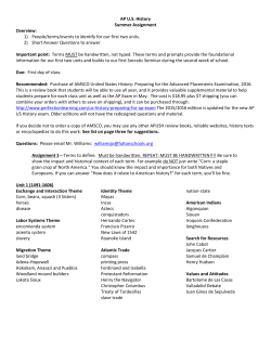 Advanced Placement United States History