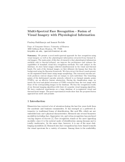 Multi-Spectral Face Recognition