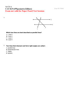 MATH-4 Exam [E-170EMC] CAT