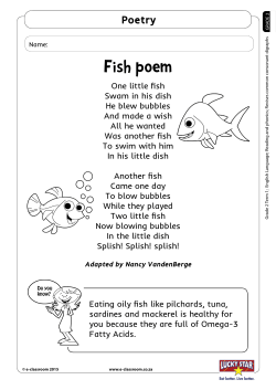 Fish poem - E