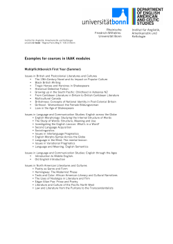 Modules Examples - IAAK Uni Bonn