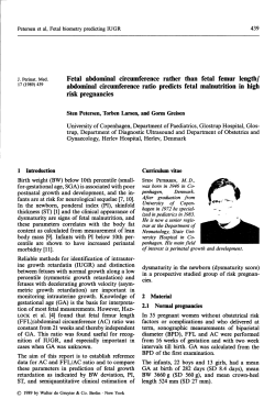 Fetal abdominal circumference rather than fetal femur length