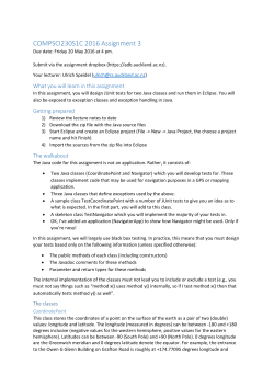 COMPSCI230S1C 2016 Assignment 3