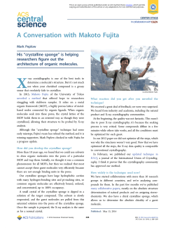 A Conversation with Makoto Fujita