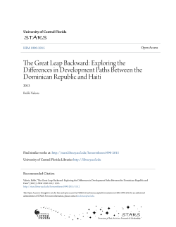 The Great Leap Backward: Exploring the Differences in