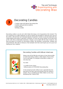 Decorating Wax
