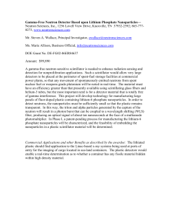 Gamma-Free Neutron Detector Based upon Lithium