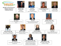 Governors Council on Childhood Obesity