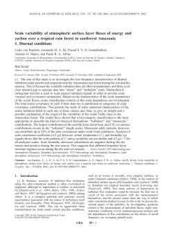Scale variability of atmospheric surface layer fluxes of energy and