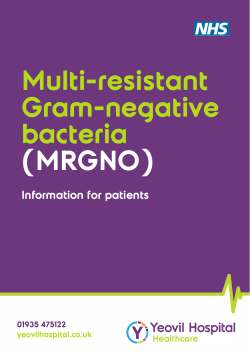 Multi-resistant Gram-negative bacteria (MRGNO)