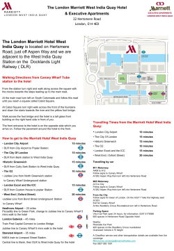 Location Map - Marriott Hotel