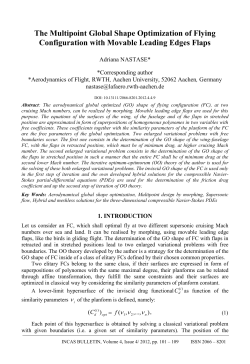 The Multipoint Global Shape Optimization of Flying