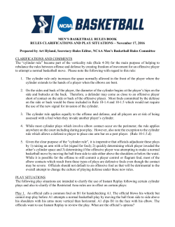 Rules Clarifications and Play Situations