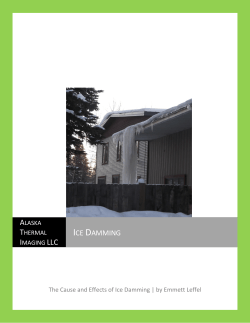 Ice Damming - Alaska Thermal Imaging