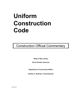 Uniform Construction Code