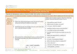 Fractions and Decimals 16, Place Value 22