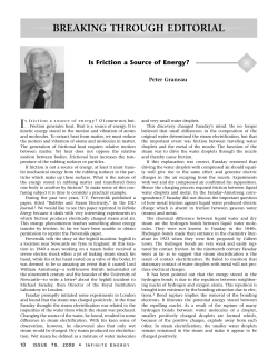 Is Friction a Source of Energy?