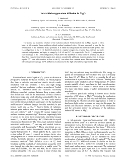 Interstitial-oxygen-atom diffusion in MgO