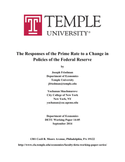 The Responses of the Prime Rate to a Change