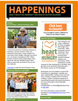 February 2016 - Community Food Bank of Eastern Oklahoma