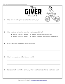 Chapters 1 - 5 - Super Teacher Worksheets