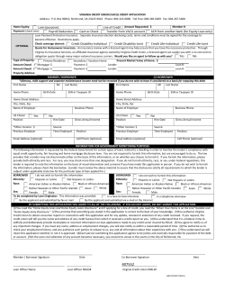 Home Equity Application