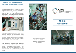 Clinical Perfusionist