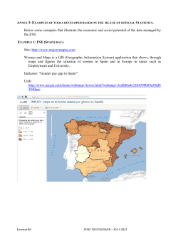 Examples tools based on ESS data