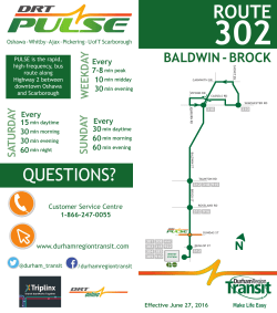 302 Baldwin - Durham Region Transit