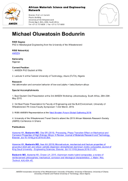 Michael Oluwatosin Bodunrin