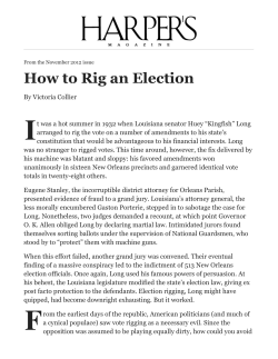How to Rig an Election