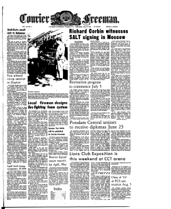 Richard Corbin witnesses SALT signing in Moscow