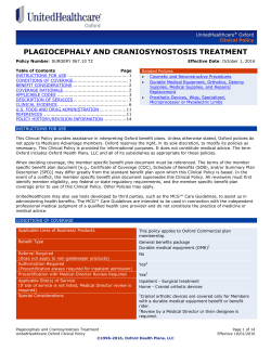 Plagiocephaly and Craniosynostosis Treatment