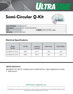 Semi-Circle Q-Kit Spec