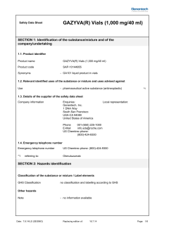 GAZYVA(R) Vials (1000 mg/40 ml)