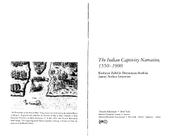The Captivity Tradition in Fact and Fiction